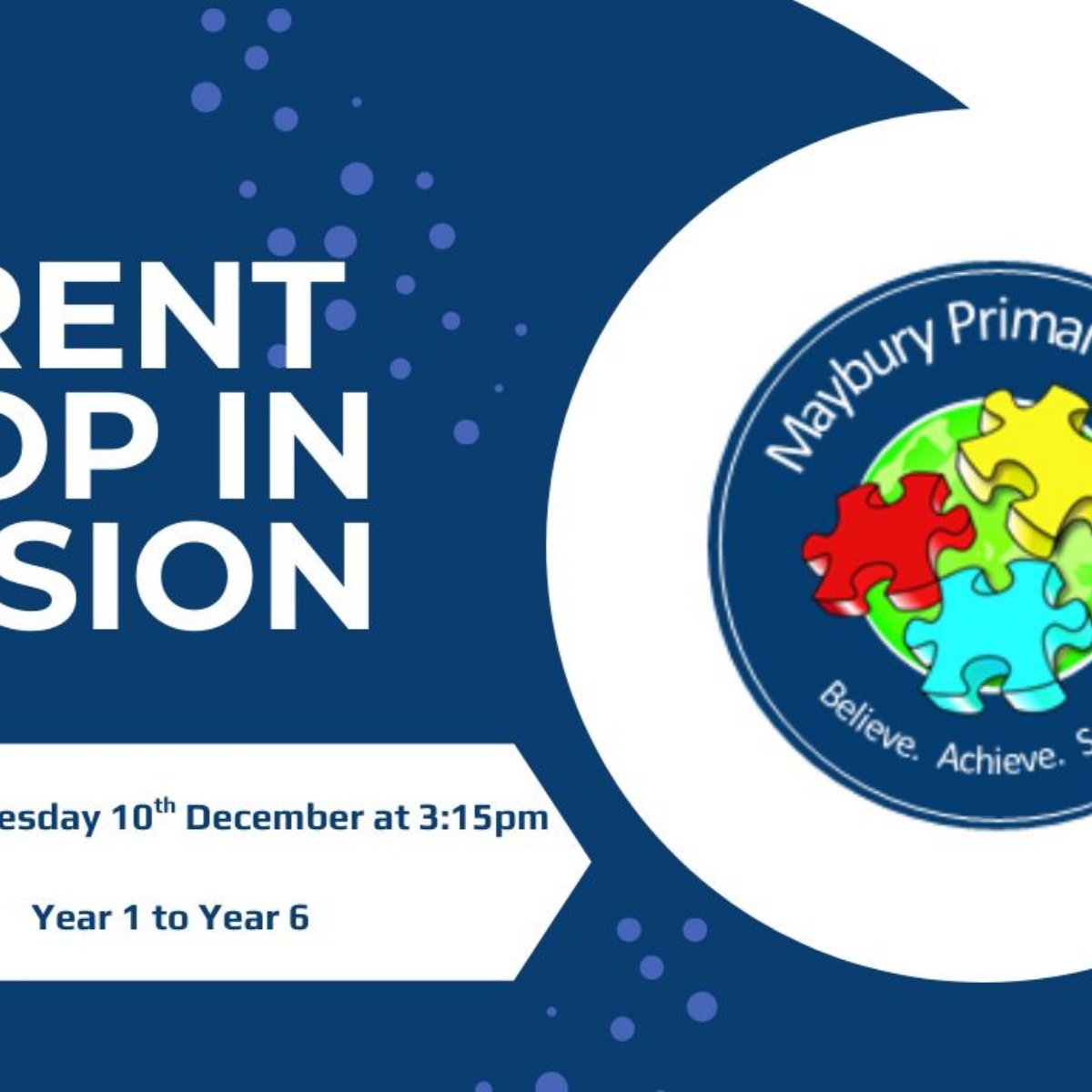 Maybury Primary School - Parent Drop in Session